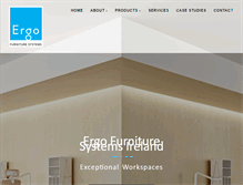 Tablet Screenshot of ergofurnituresystems.ie